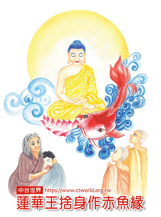 蓮華王捨身作赤魚緣
